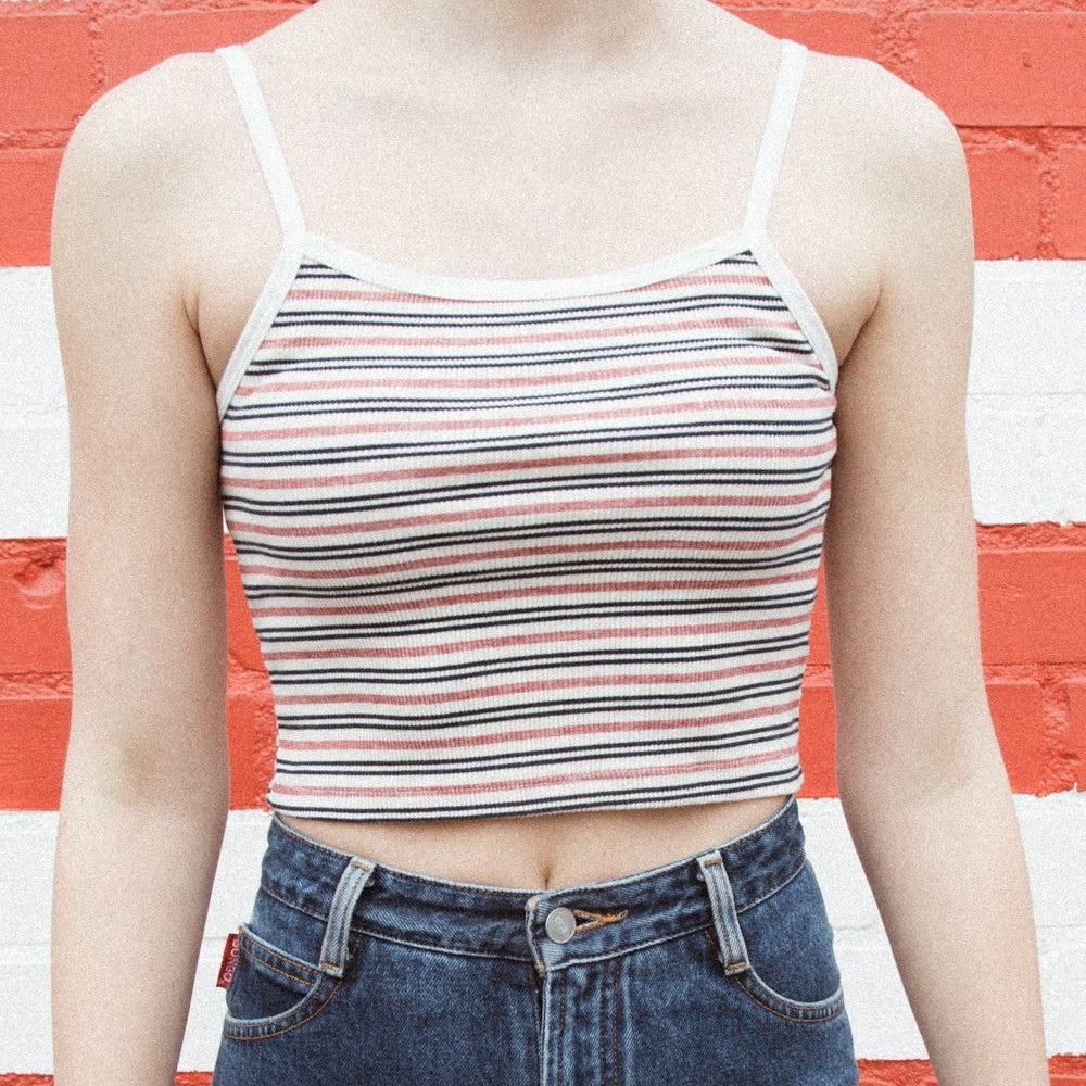 Brandymelville Striped Tank Top